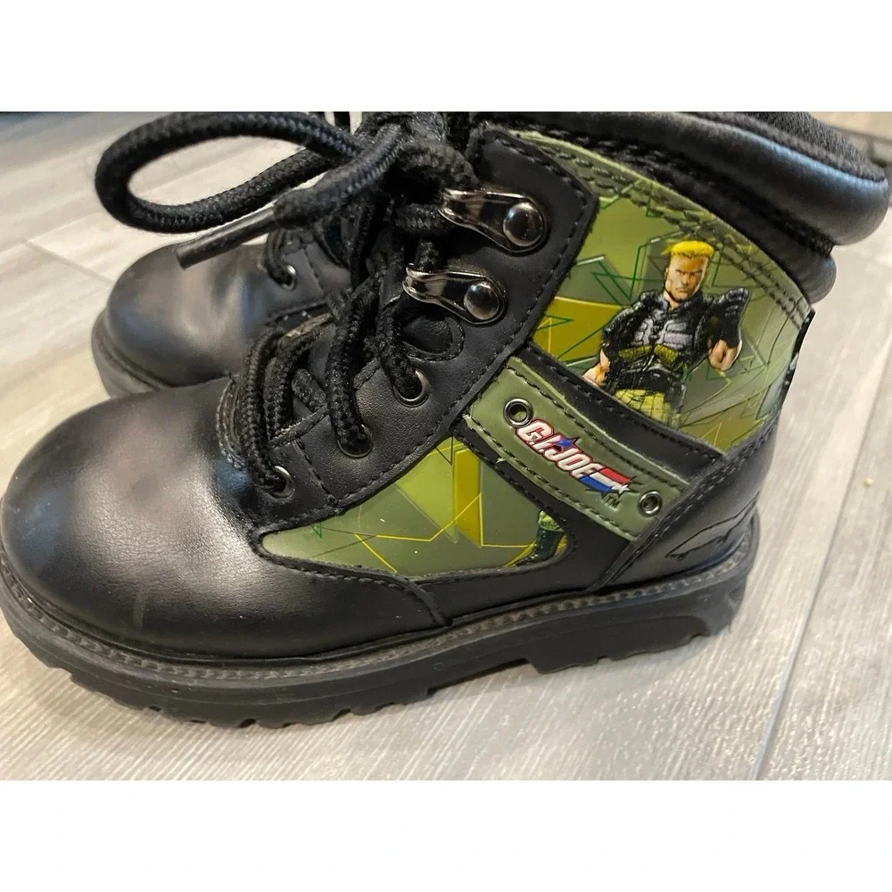 GI JO Little Boys Size  11.5 (US) Army Combat boots Collectible RARE